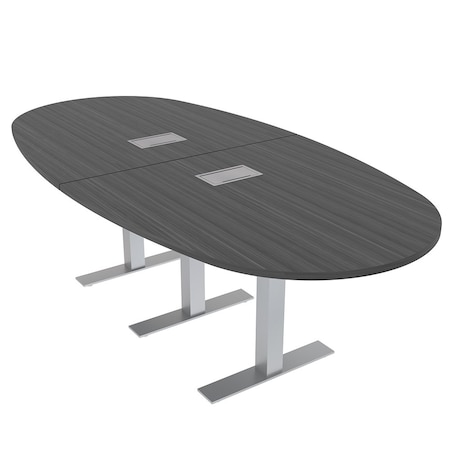 Skutchi Designs 45 in W, 96 in L, 29 in H, Engineered Wood Top, Grey HAR-BOVL-46X92-T-ELEC-ASIANNIGHT